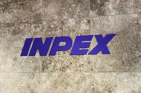 INPEX signboard and logo